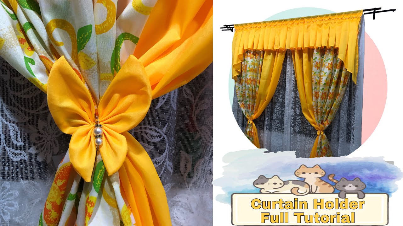 Butterfly Curtain Holder | How To Make A Simple Curtain Holder | Full Tutorial For Beginners