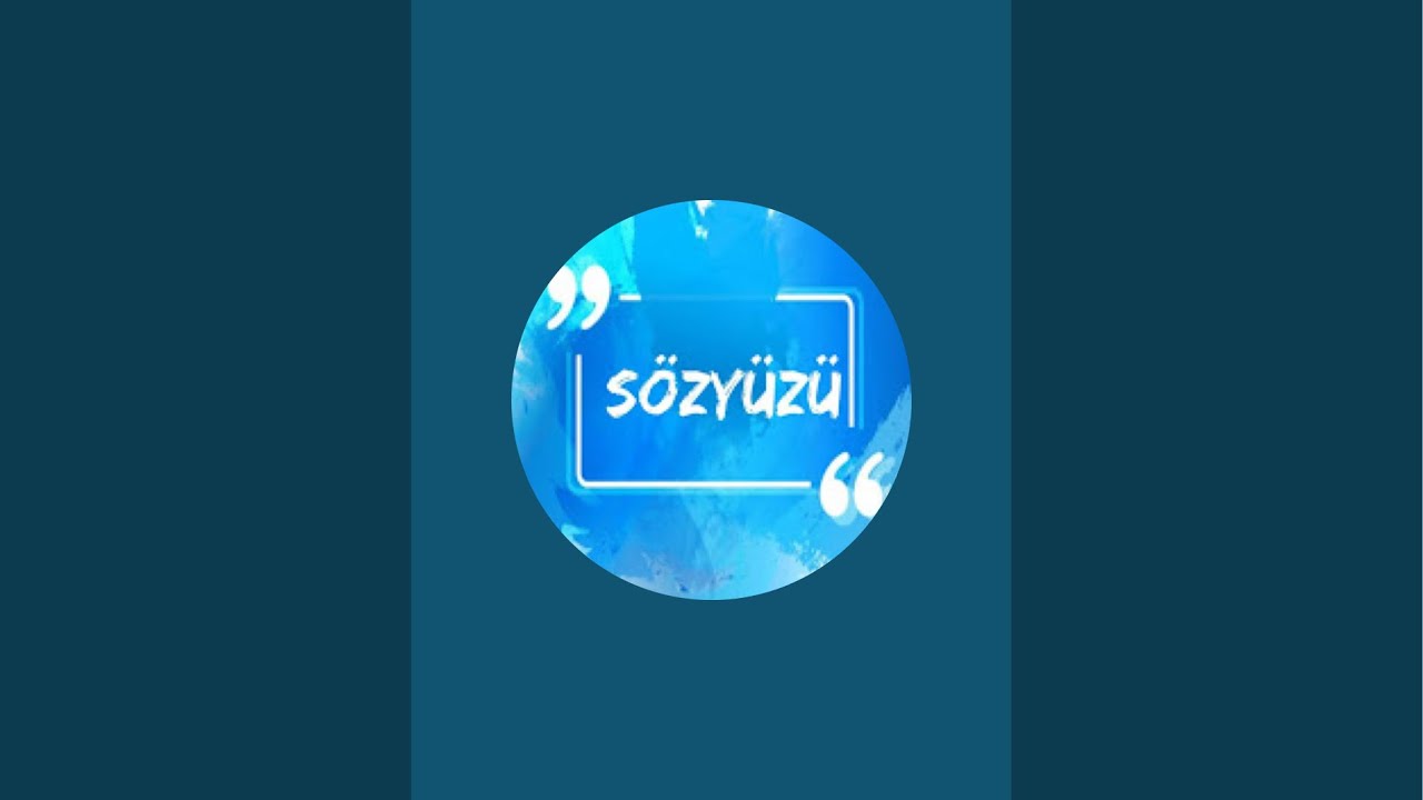 Sözyüzü Sanat Ve Edebiyat Derneği kanalı canlı yayında