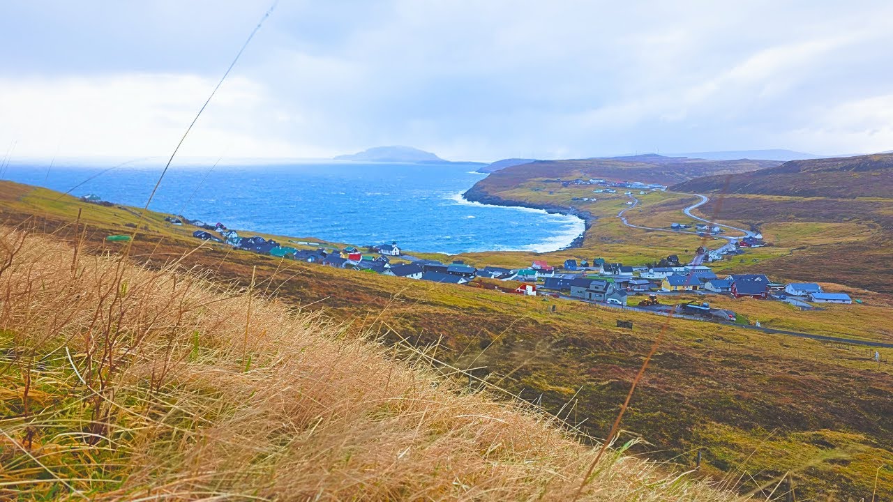 Walking tour to Rituvík | Faroe Islands, Rituvík, Toftir [4K HDR]