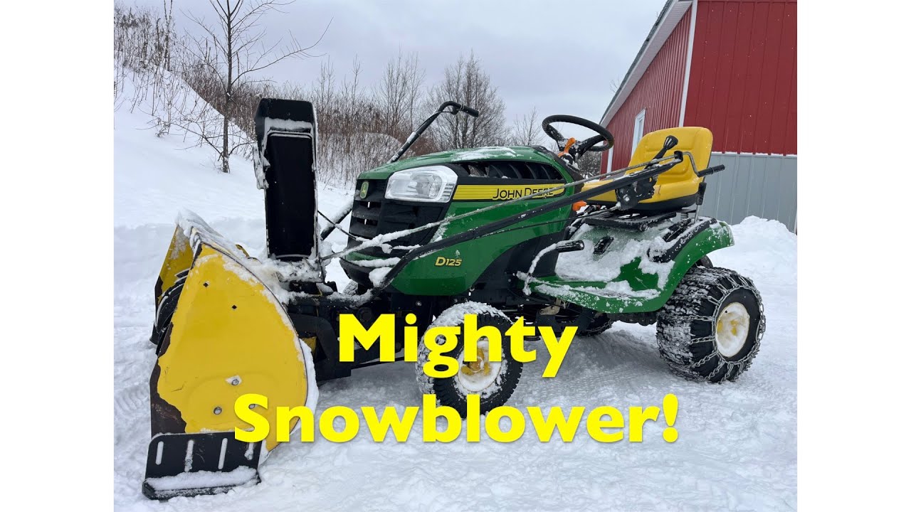 Small But Mighty: John Deere D125 (Lawn Tractor) with a 42