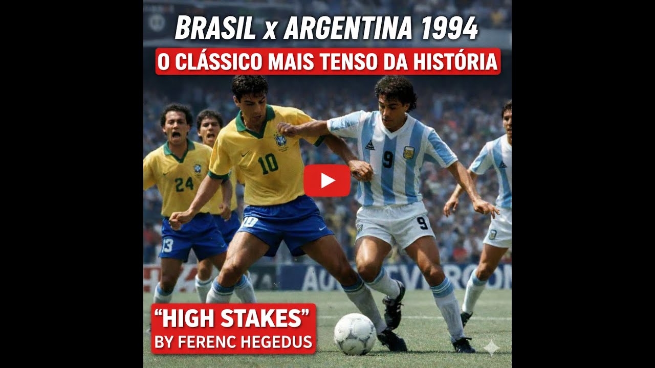 Brasil x Argentina 1994 o clássico mais tenso de todos os tempos#brasil #futebol#seleçãobrasileira