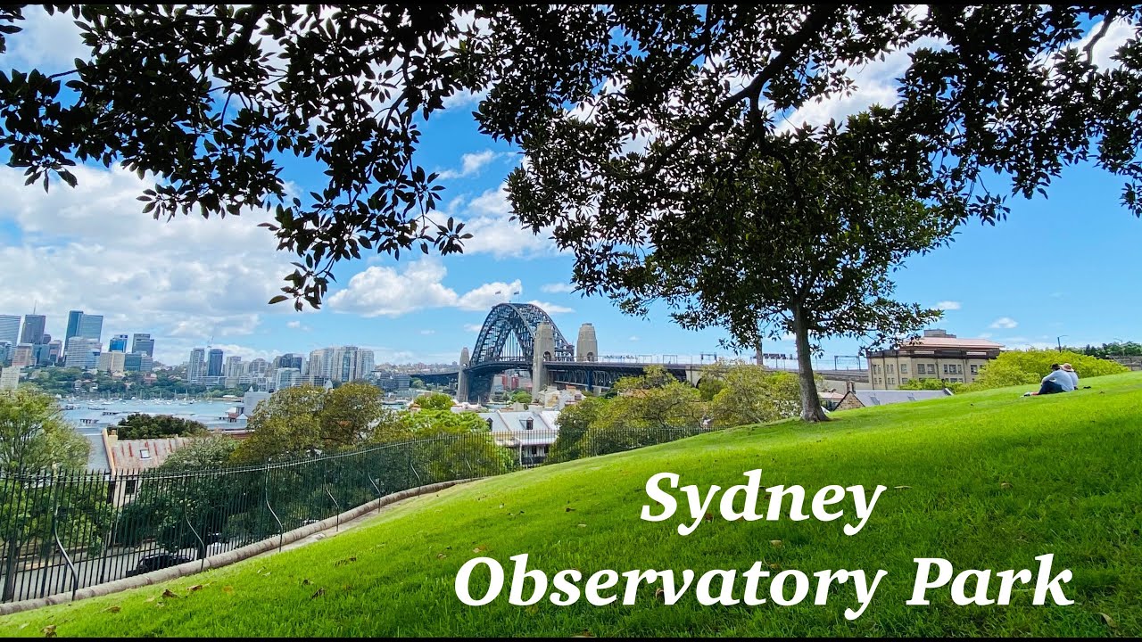 🇦🇺 A walk from Circular Quay to Sydney Observatory Park / Great view of Sydney Harbour Bridge