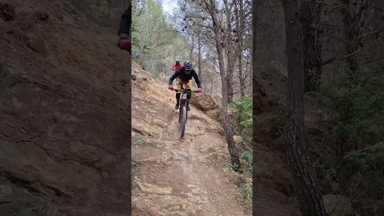 Couples MTB goals 🤘 love shredding together! #mtb #shorts #ebike