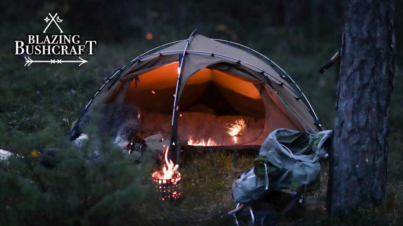 Solo Wildcamp with Canvas Tent - Nortent Vern 1 PC