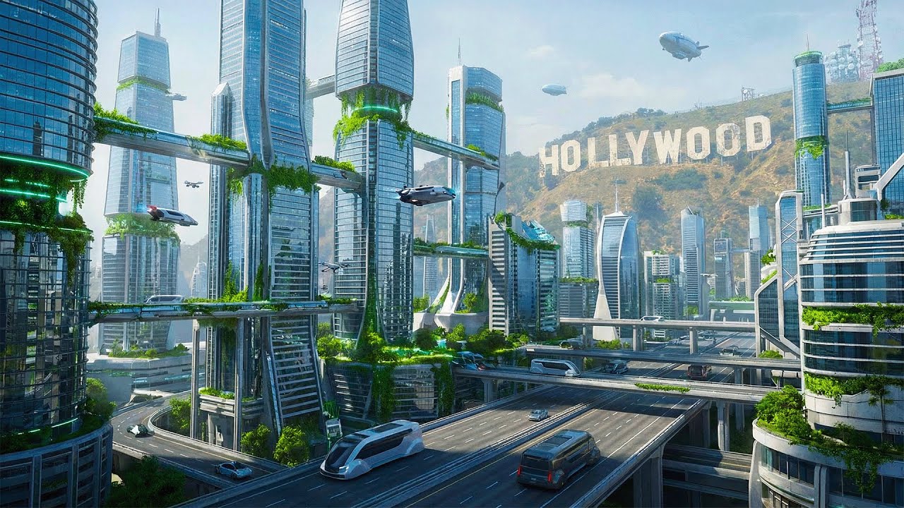 Los Angeles Future City | 12 Hour Sci-Fi Ambient Music for Relax, Study & Sleep