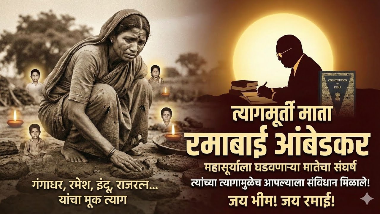 त्यागमूर्ती माता रमाबाई आंबेडकर | महामानवाच्या यशाची खऱ्या शिल्पकार #ramai #babasaheb #mataramai 