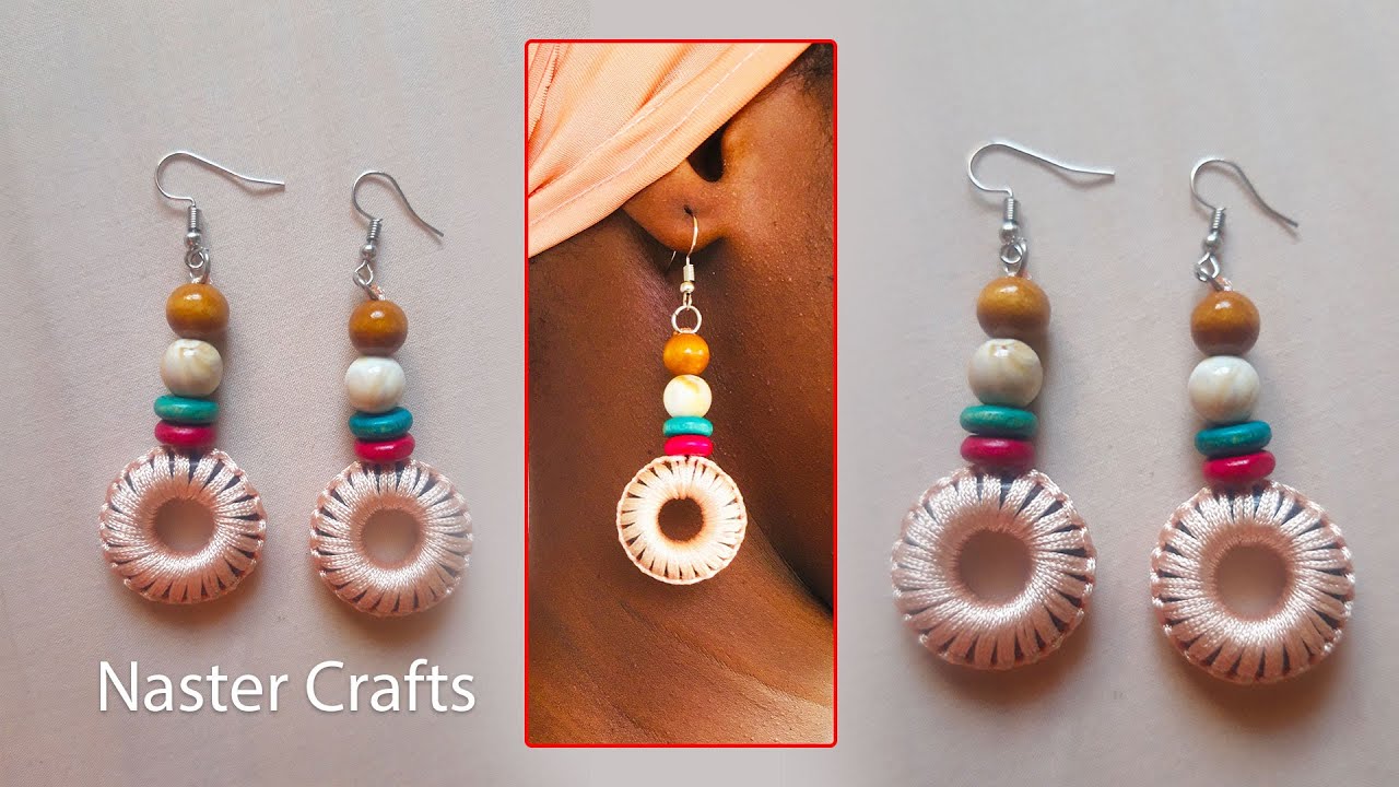 How To Make An Easy Pretty Earrings @NasterCrafts