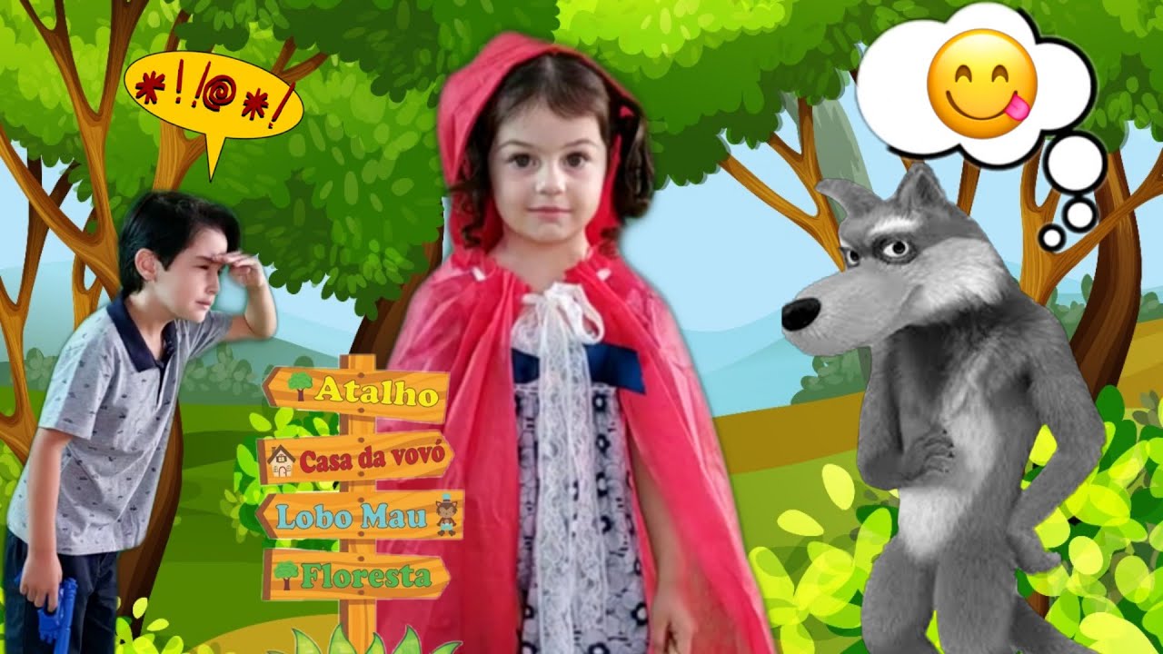 CHAPEUZINHO VERMELHO - little red riding hood story - MIMI JULINHA