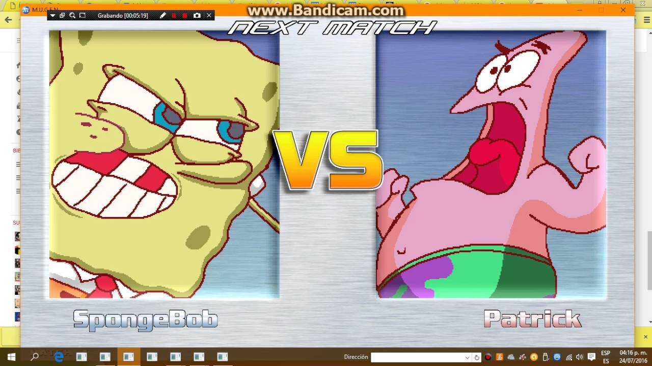 Nickelodeon VS Cartoon network mugen