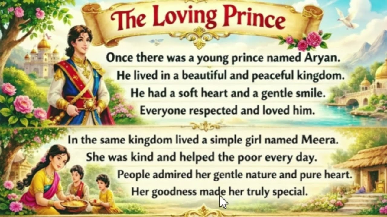 The Loving Prince | How to read English  | English reading practice | English learning ||