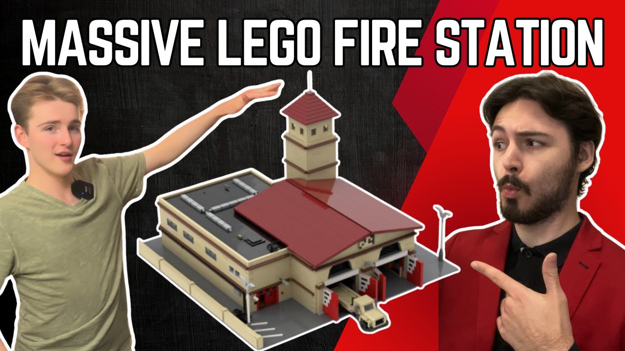 This Guy Built A Fire Station With OVER 11,000 LEGO PIECES!