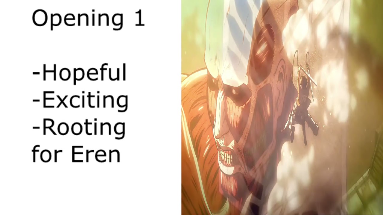 AOT Opening 1 compared to Opening 7 [meme]