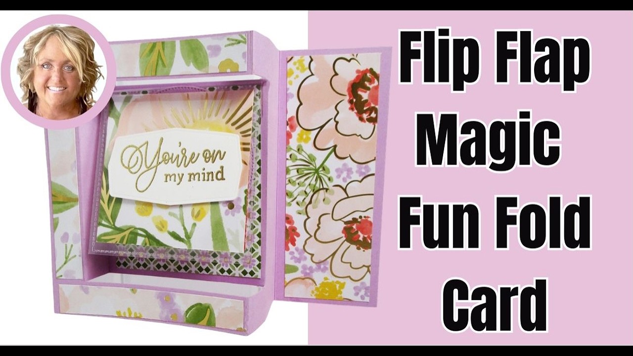 Карточка-трансформер Flip Flap Magic Fun Fold Card - Премьера в Glitter Pit / 11 марта