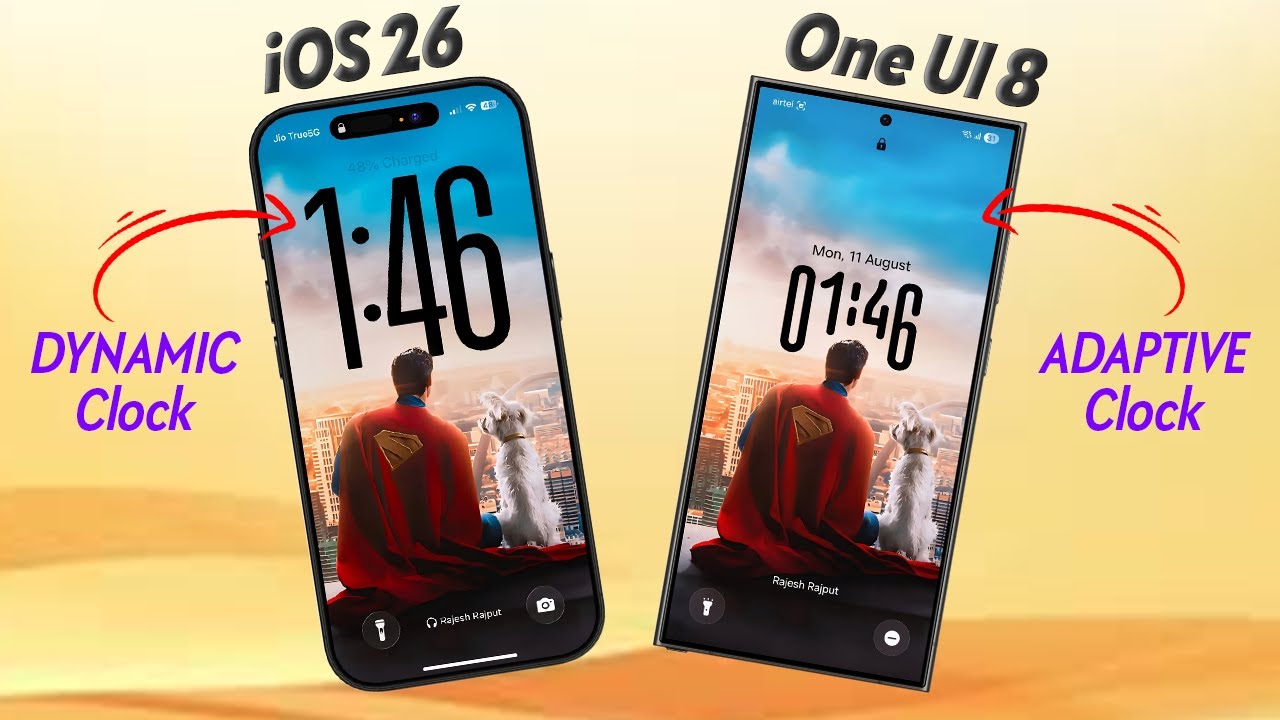 iOS 26 vs One UI 8 &ndash; Who&rsquo;s the Real UI GOAT? 🐐