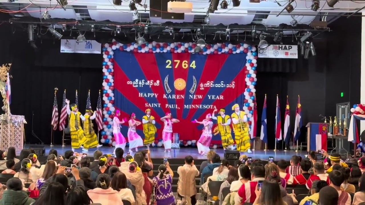 Karen New Year In St. Paul Minnesota Dance By KCOM Youth