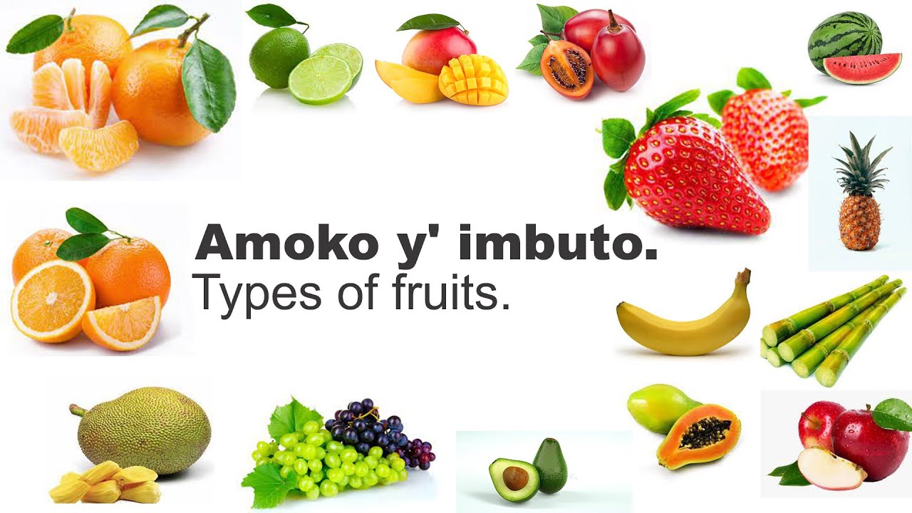 Ngaya amoko yose y' imbuto. Fungura iri somo.//All types of fruits are here. Open this lesson.