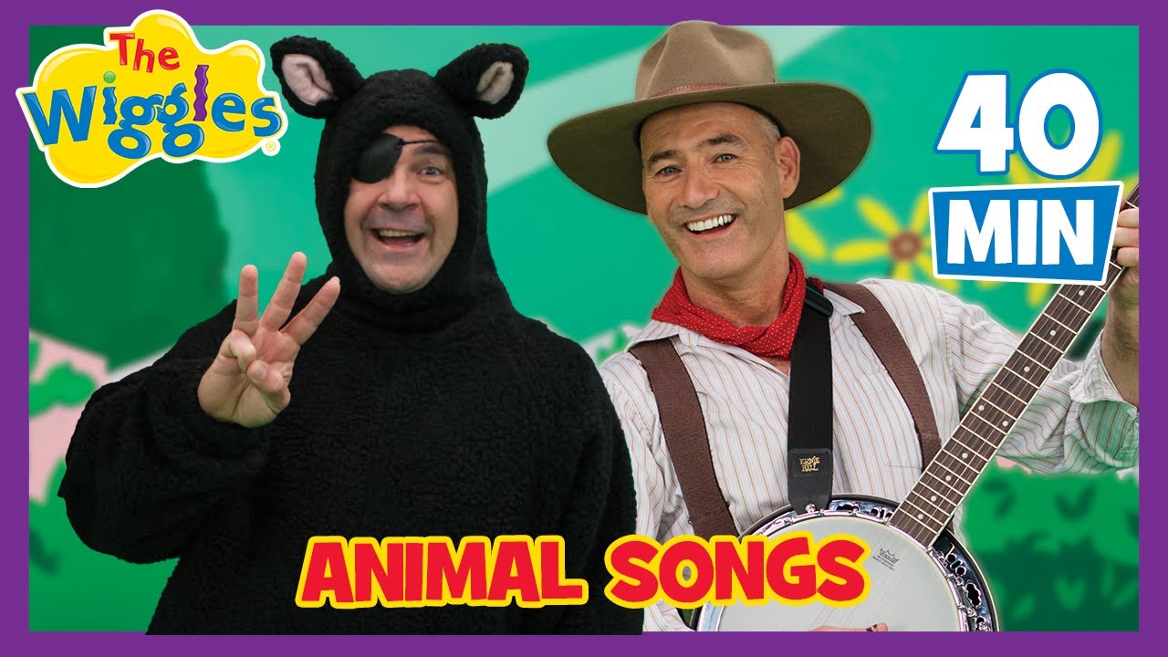 Learn & Sing Fun Animal Songs for Kids! 🐶 BINGO, Hey Diddle Diddle and more 🎶The Wiggles