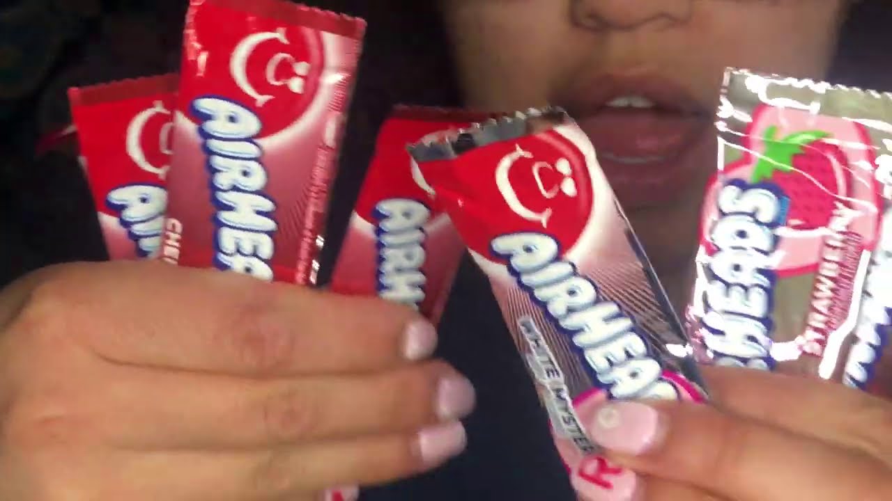 ASMR- AIRHEADS, CHERRY, STRAWBERRY, WHITE MYSTERY