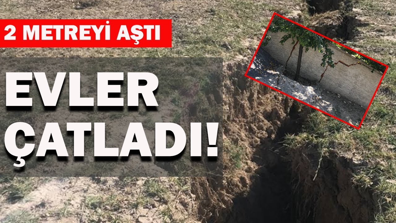 Konya Ovası'nda Korkulan Oldu! Dev Yarıklar Yerleşim Yerlerine Ulaştı