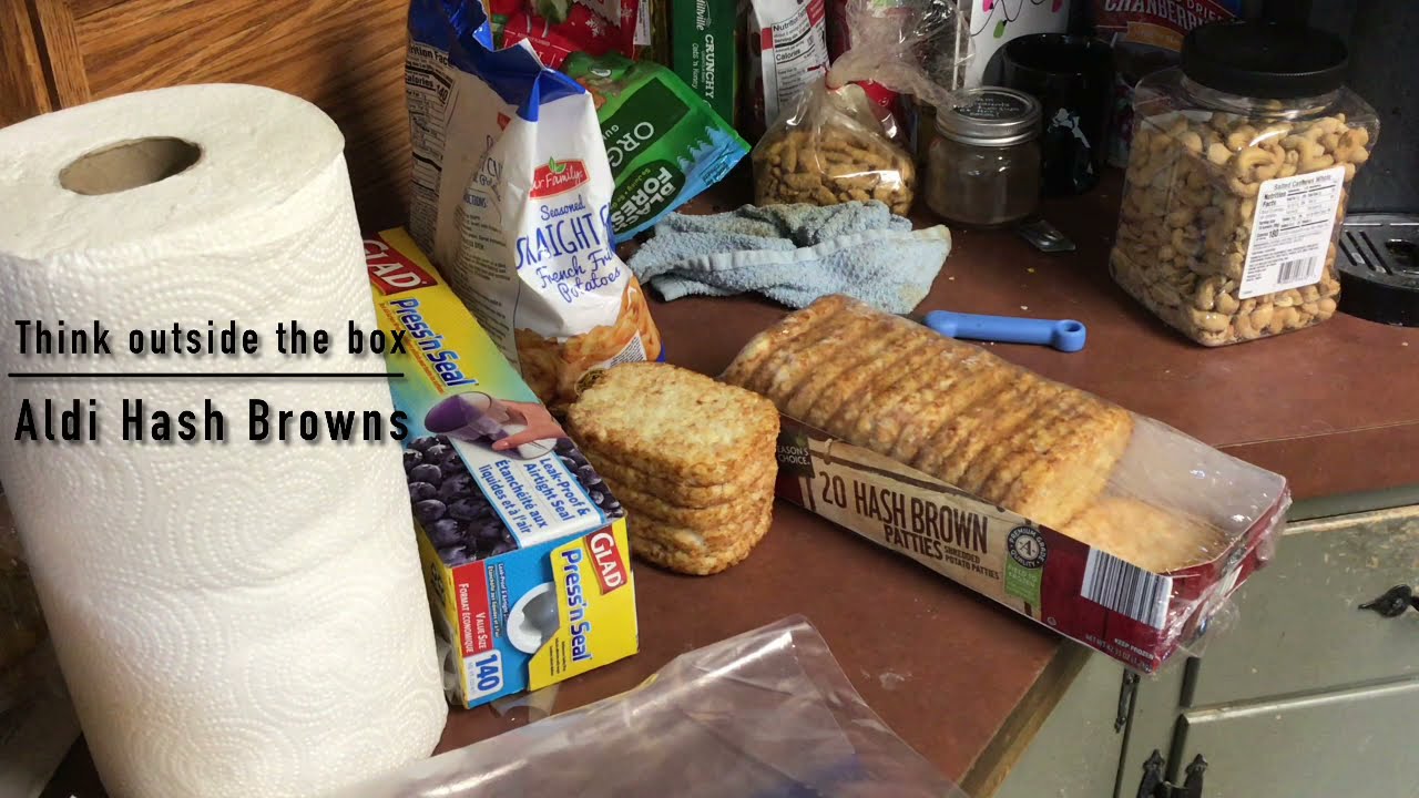 Aldi Hash Browns Package Re-closing Hack (Think Outside the Box)