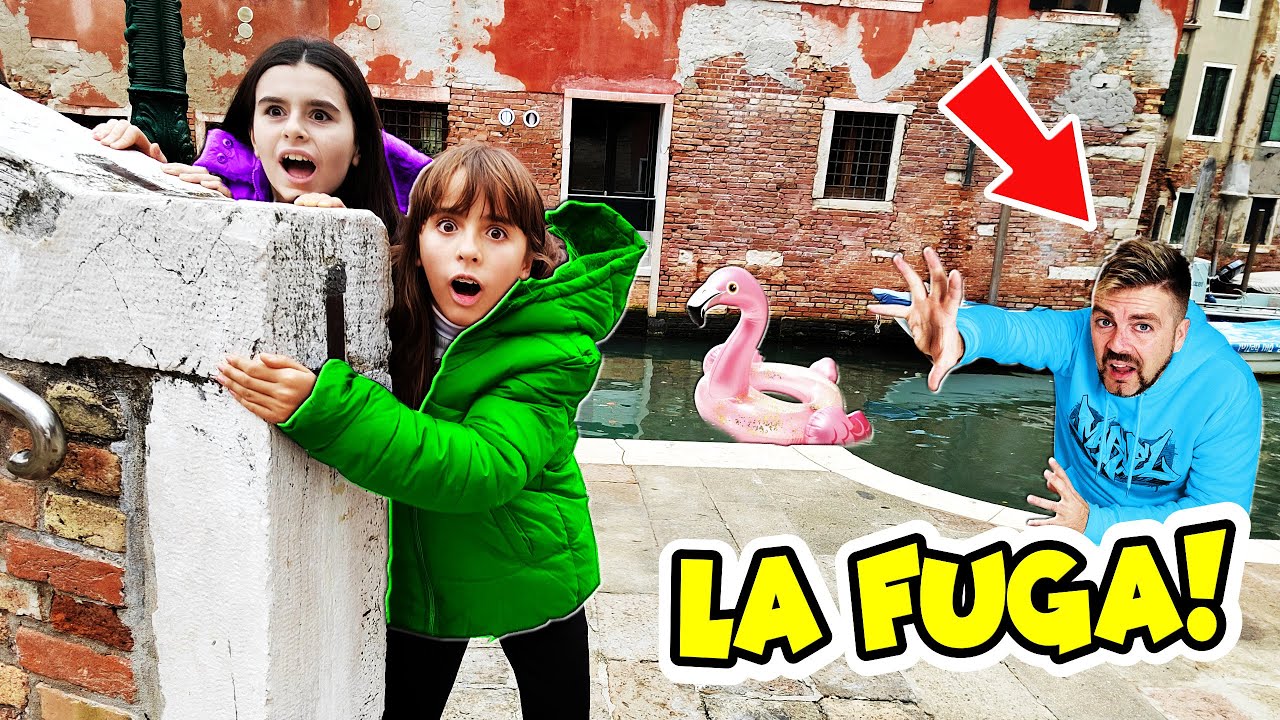LA FUGA LETIZIA SCAPPA DI CASA PER ANDARE TROVARE LA SUA AMICA GIOIA MA VIENE INSEGUITA DA PAP&Agrave; NIKO