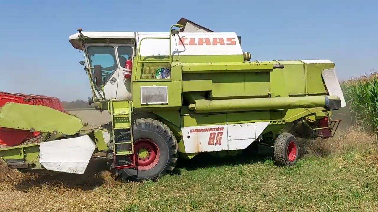 CLAAS DOMINATOR 86 Kosimy na słomę, Żniwa Małopolska 2025