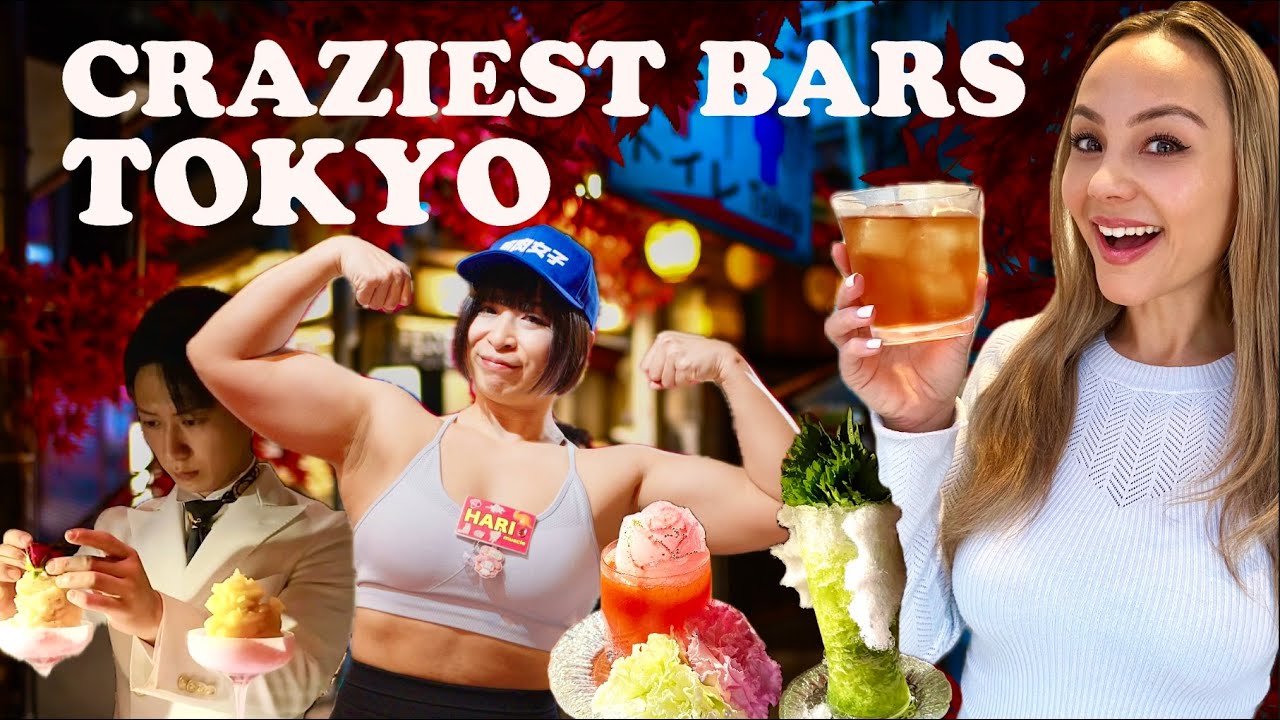 Slapped by Muscle Girls?! 5 CRAZIEST Bars in Tokyo | Best Things to do in Tokyo