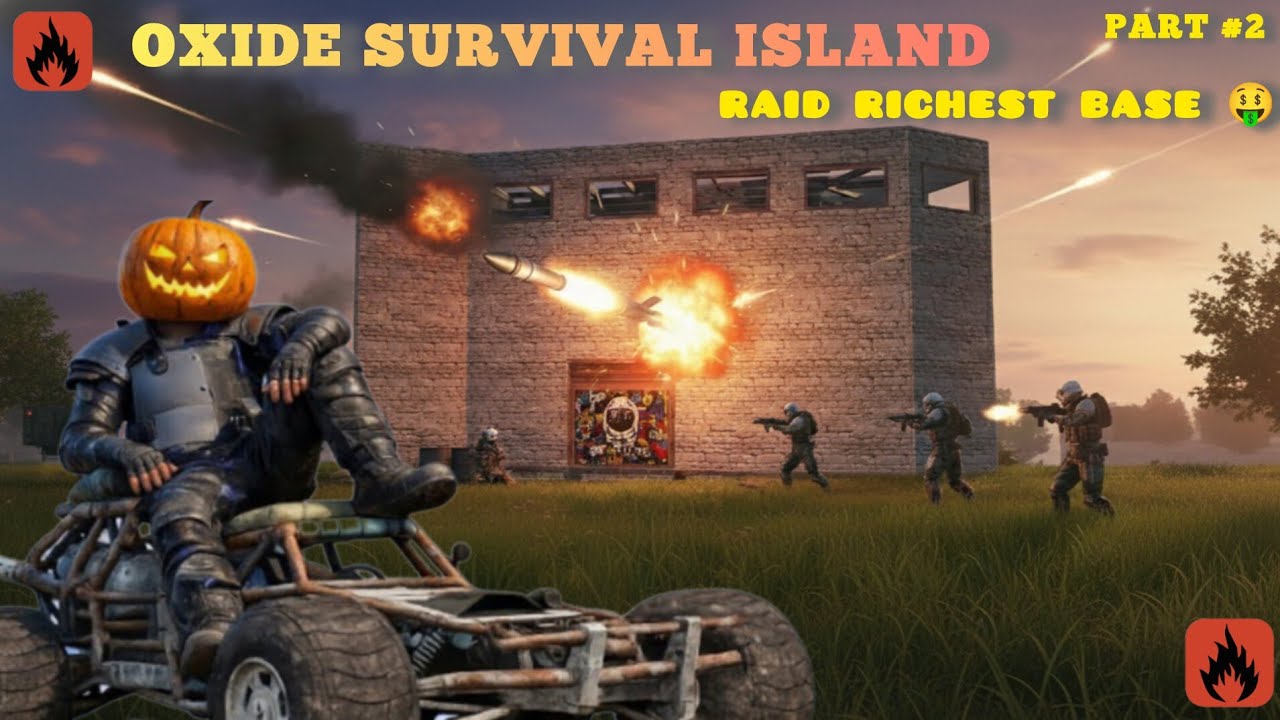 OXIDE - I Raid Richest 🤑 base || 5x Server || #oxide #rust #gaming 
