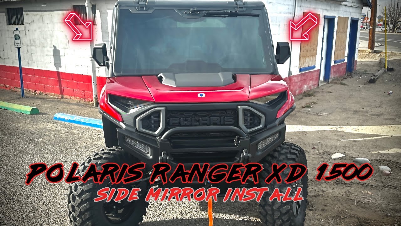 Установка зеркала Polaris на Ranger XD 1500 Ultimate 2024 года