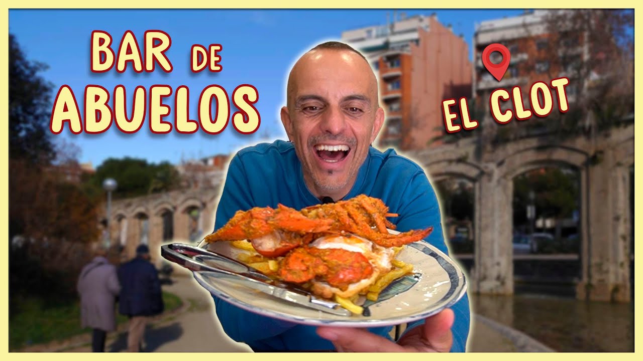 VOY a un bar de ABUELOS y ENCUENTRO ESTO 💀 en el barrio del Clot de Barcelona 📍