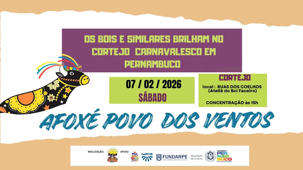 AFOXÉ  POVO DOS VENTOS / OS BOIS BRILHAM / 7 DE SETEMBRO 2026 