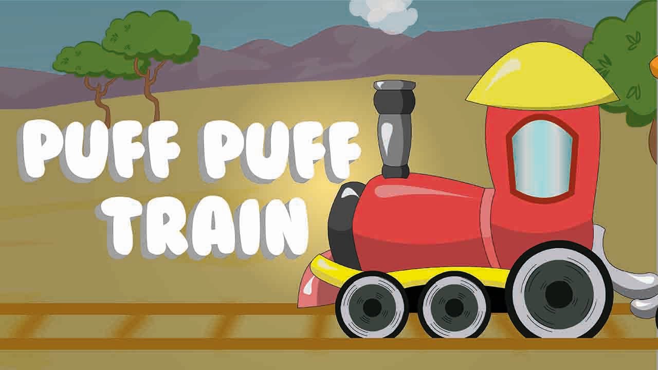 Beautiful Nursery Rhymes - Puff A Train (with Lyrics)