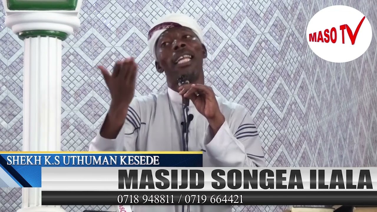 SHEIKH: KESEDE( MAZINGE WA KONGO); AWALIZA WAUMINI KWA KISA  HIKI....
