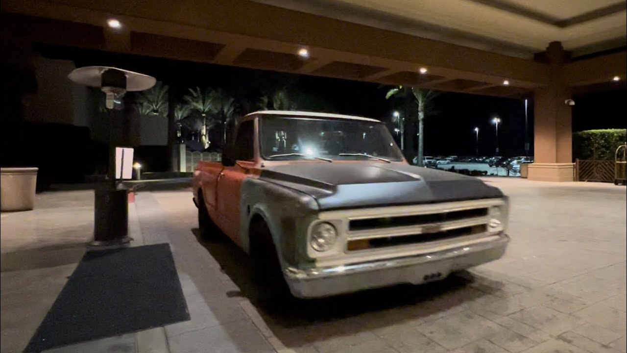 NO TALK … Just SuperCharged C10 Down the Coast of Southern Ca. then Valet parking 🤣