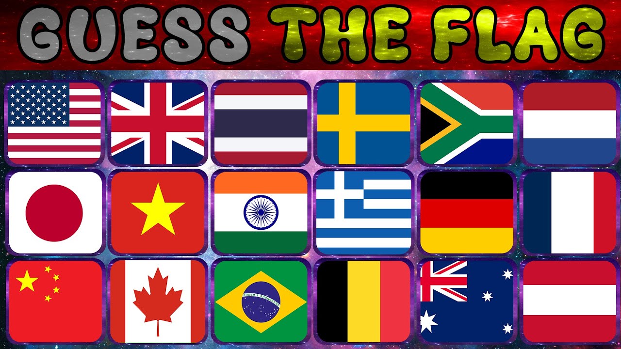 Guess The Flag Quiz 🚩 | 30 Countries Flag Quiz