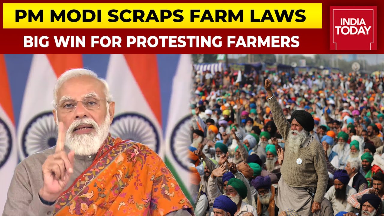 PM's Big Gurupurab Gift! Modi Government Scraps All 3 Farm Laws, Protesting Farmers Welcome Decision