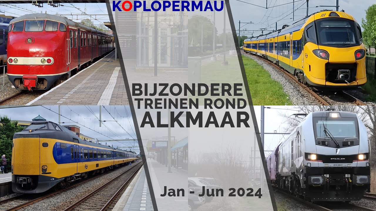 Bijzondere Treinen rond Alkmaar (januari - juni 2024)