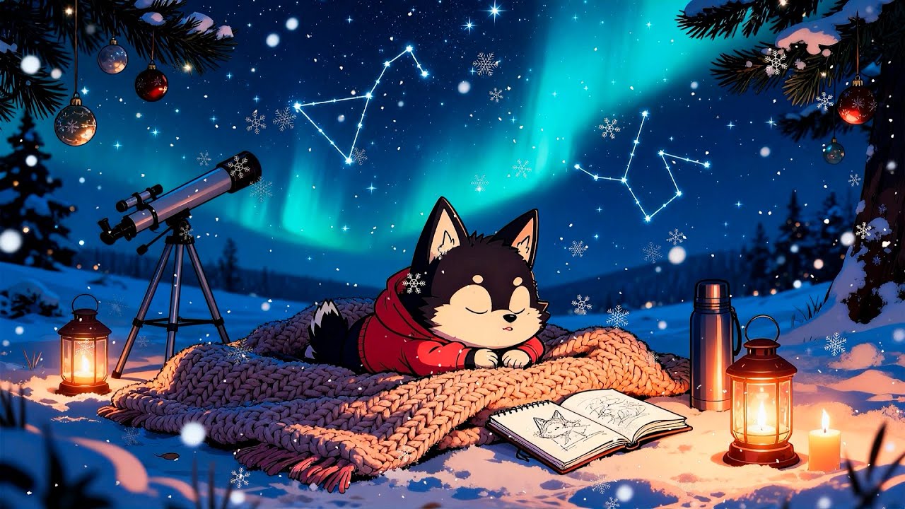 Silent Winter Night Lofi 🎧 Music for Thinking, Writing & Coding 🐺 [Chill Lo-Fi Hip Hop Beats]