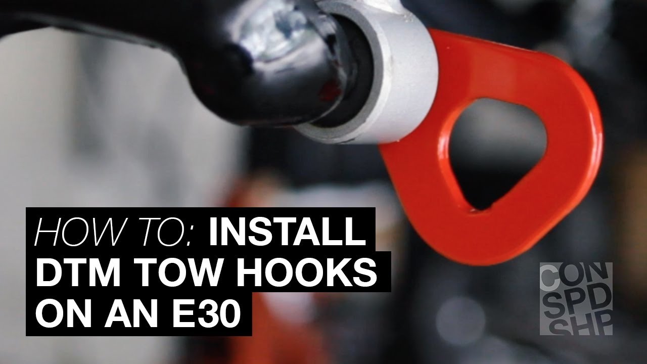Condor DTM Trailer/Tow Tie Downs Install - E30 - Condor Speed Shop