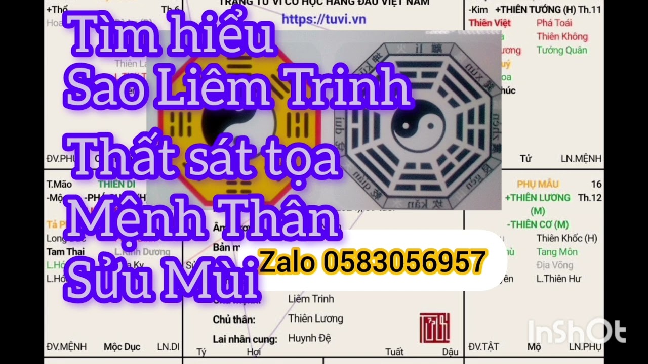 Tim hiểu sao Liêm Trinh -Thất sát tọa Mệnh Thân tại Sửu-Mùi