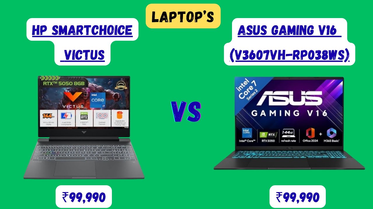 HP Victus vs ASUS Gaming V16 🔥 Which RTX 5050 Laptop is Better?