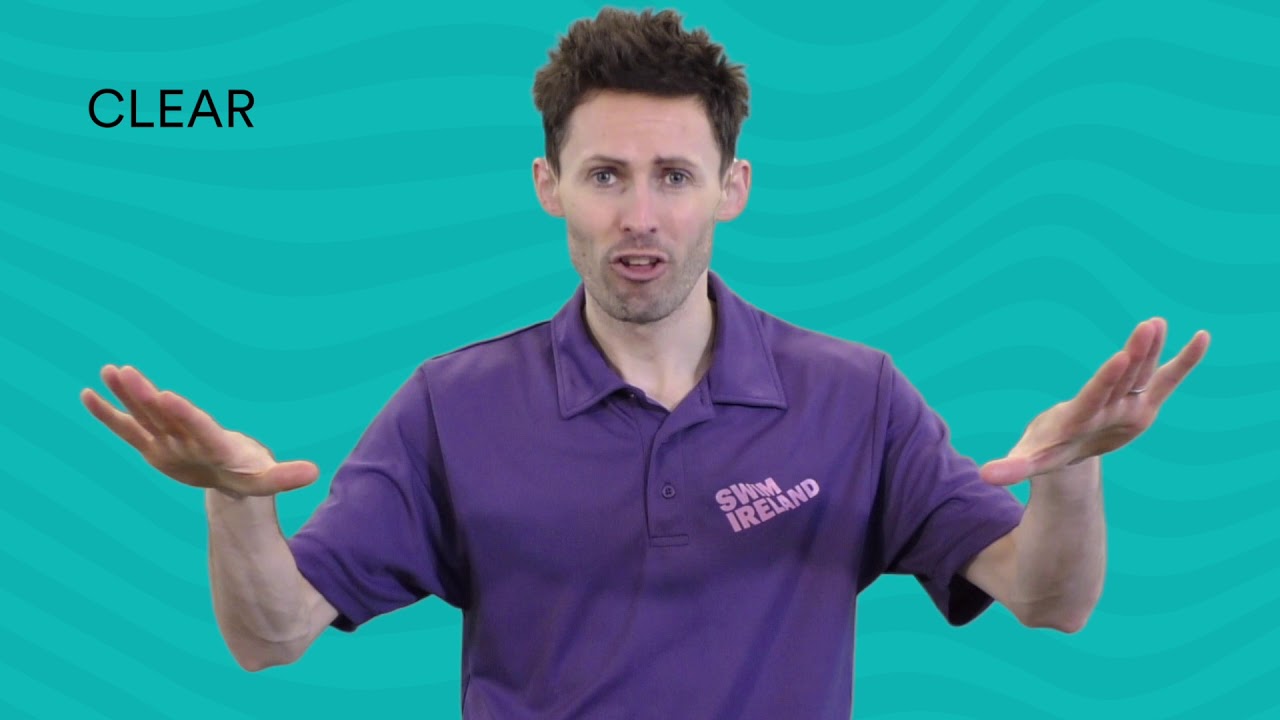 Irish Sign Language: Swimming Water Conditions