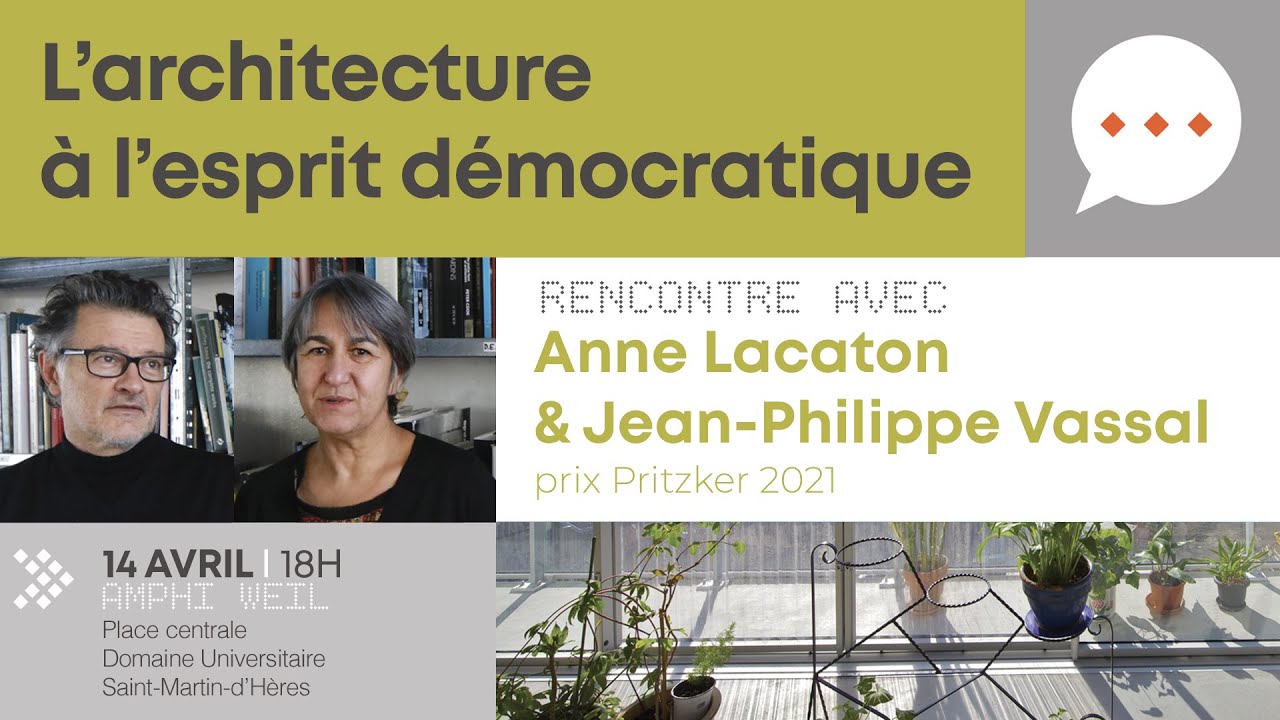(REPLAY) Conférence d’exception avec Anne Lacaton, prix Pritzker d’architecture
