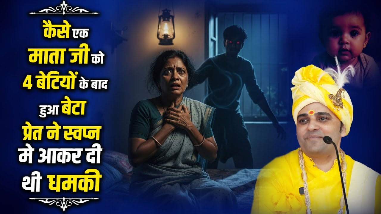 कैसे एक माता जी को 4 बेटियों के बाद हुआ बेटा। प्रेत ने स्वप्न मे आकर दी थी धमकी। #hansidham