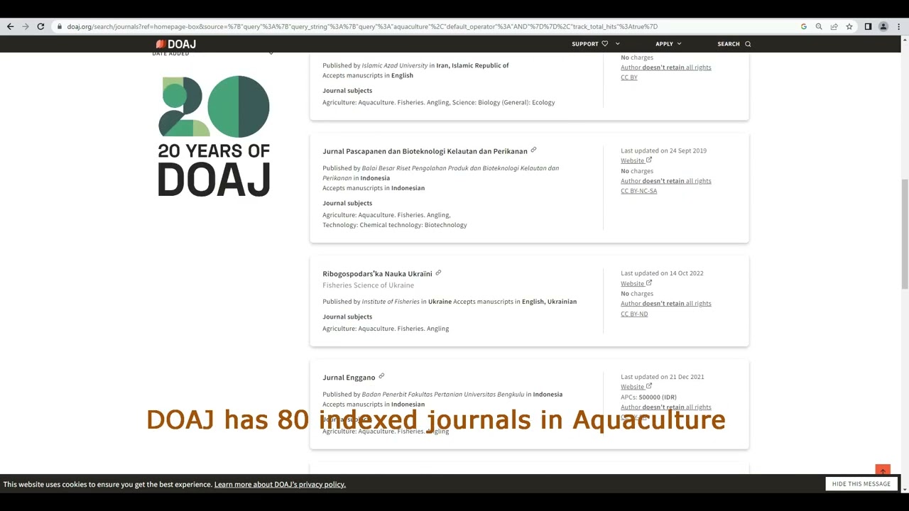 How to Access and Use Directory of Open Access Journals (DOAJ) #doaj