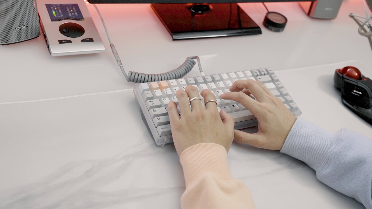 PC Singa with lubed Holy Gsus Switches Typing Sounds ASMR