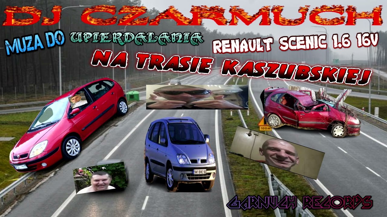 MUZA DO UPIERDALANIA RENAULT SCENIC 1.6 16V NA TRASIE KASZUBSKIEJ *panewka stuka w rytm muzyki*