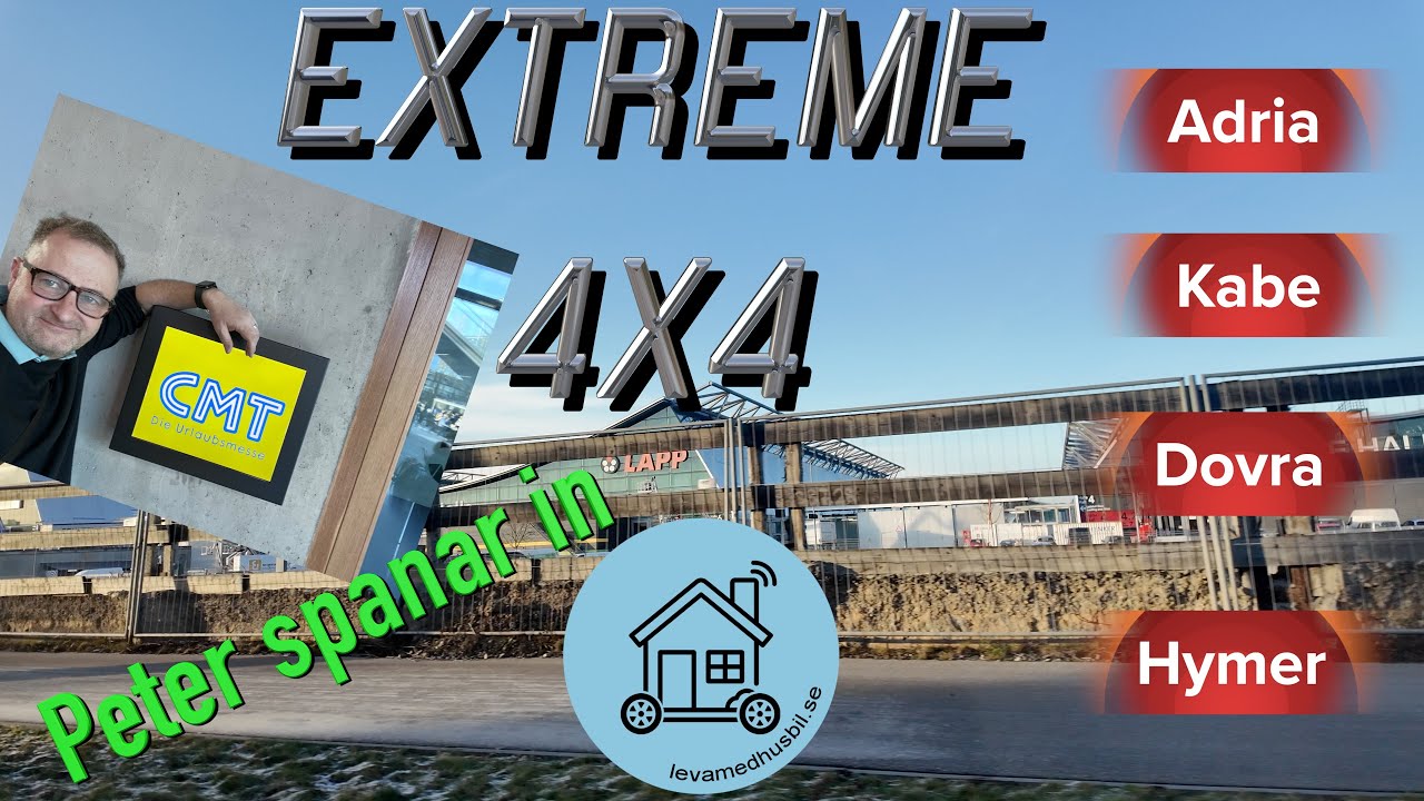 Premiär för Kabe Novum 750 TRAQ  och vi kollar in Extrema 4x4 plåtisar på CMT