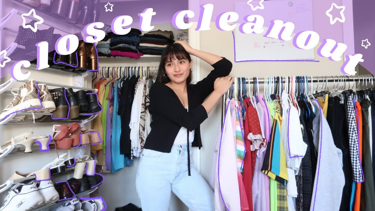 CLOSET CLEANOUT 2020 // Decluttering & selling on DEPOP!