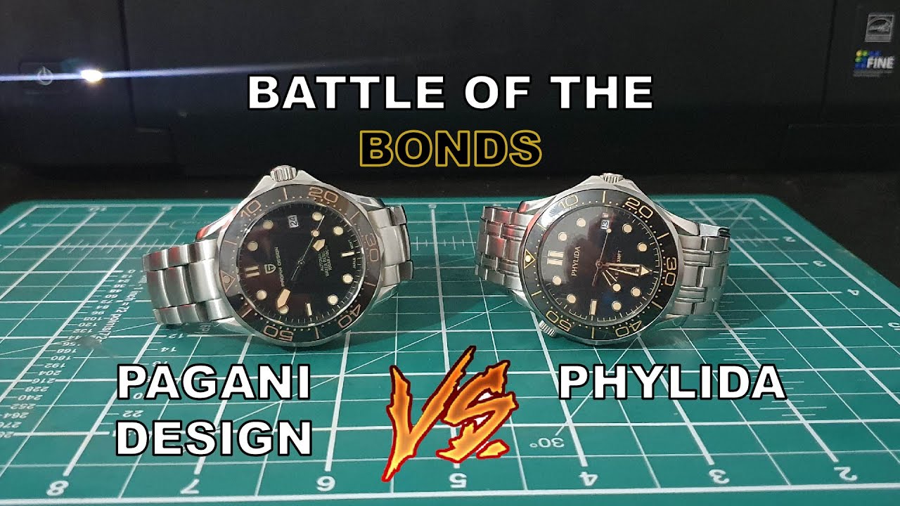 Battle Of The Bonds - Pagani Design Vs Phylida 007 Seamaster Homage